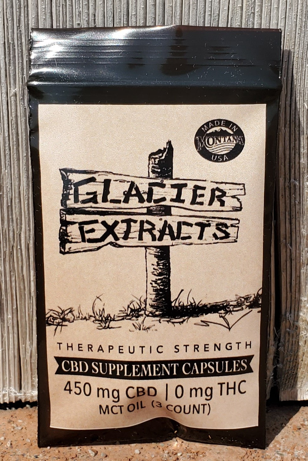 Wholesale: THERAPEUTIC STRENGTH CBD CAPSULES | MCT Oil (50 x 3 count capsule packs)