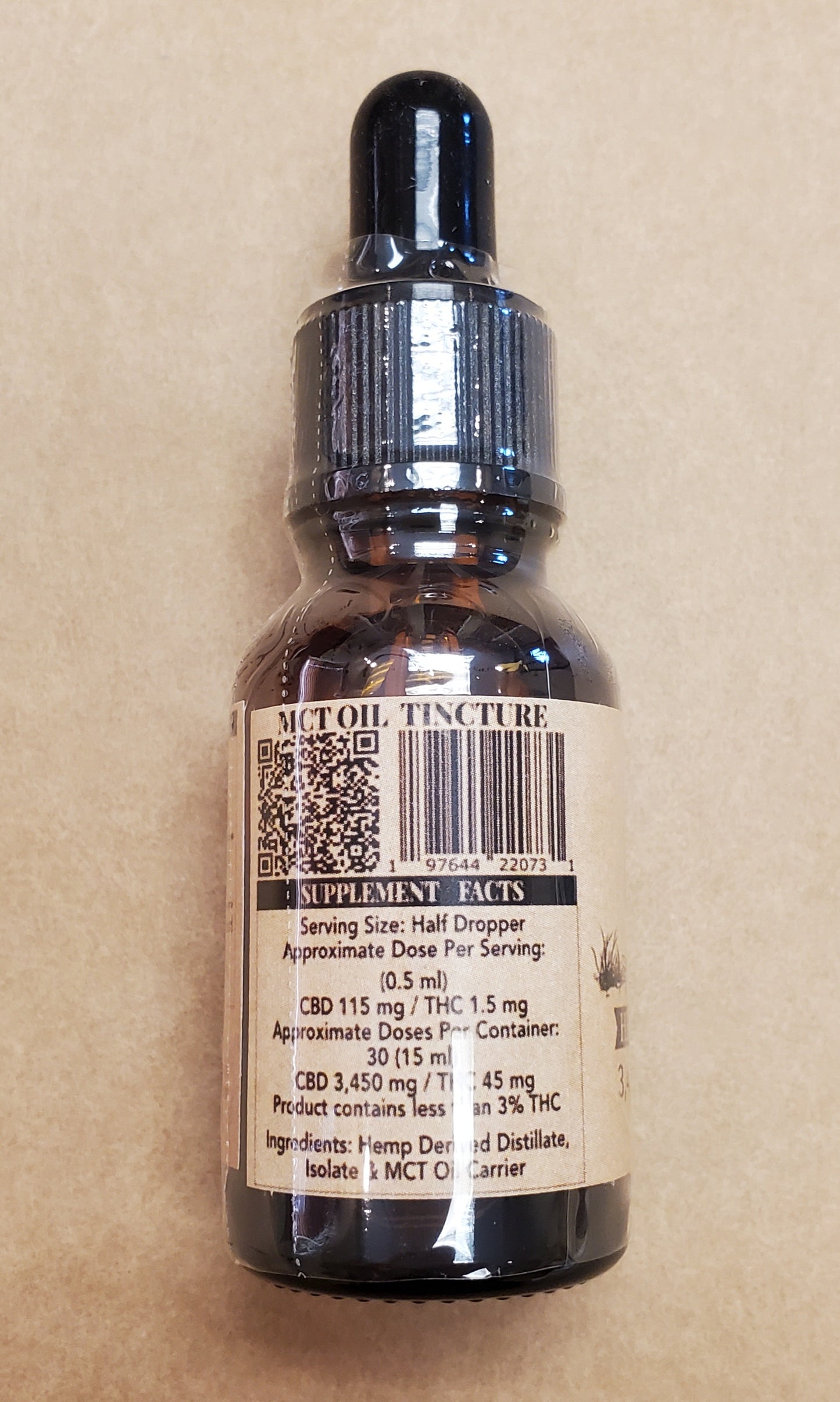 Hemp-Derived Tincture |MCT Oil