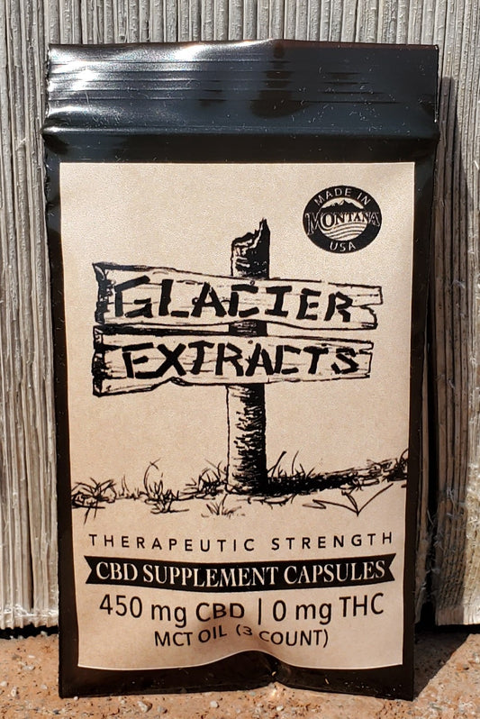 THERAPEUTIC STRENGTH CBD CAPSULES (3-Count)