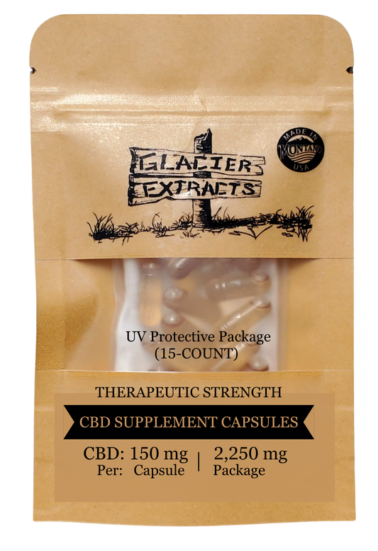 THERAPEUTIC STRENGTH CBD CAPSULES | 20 UNITS (15-count)