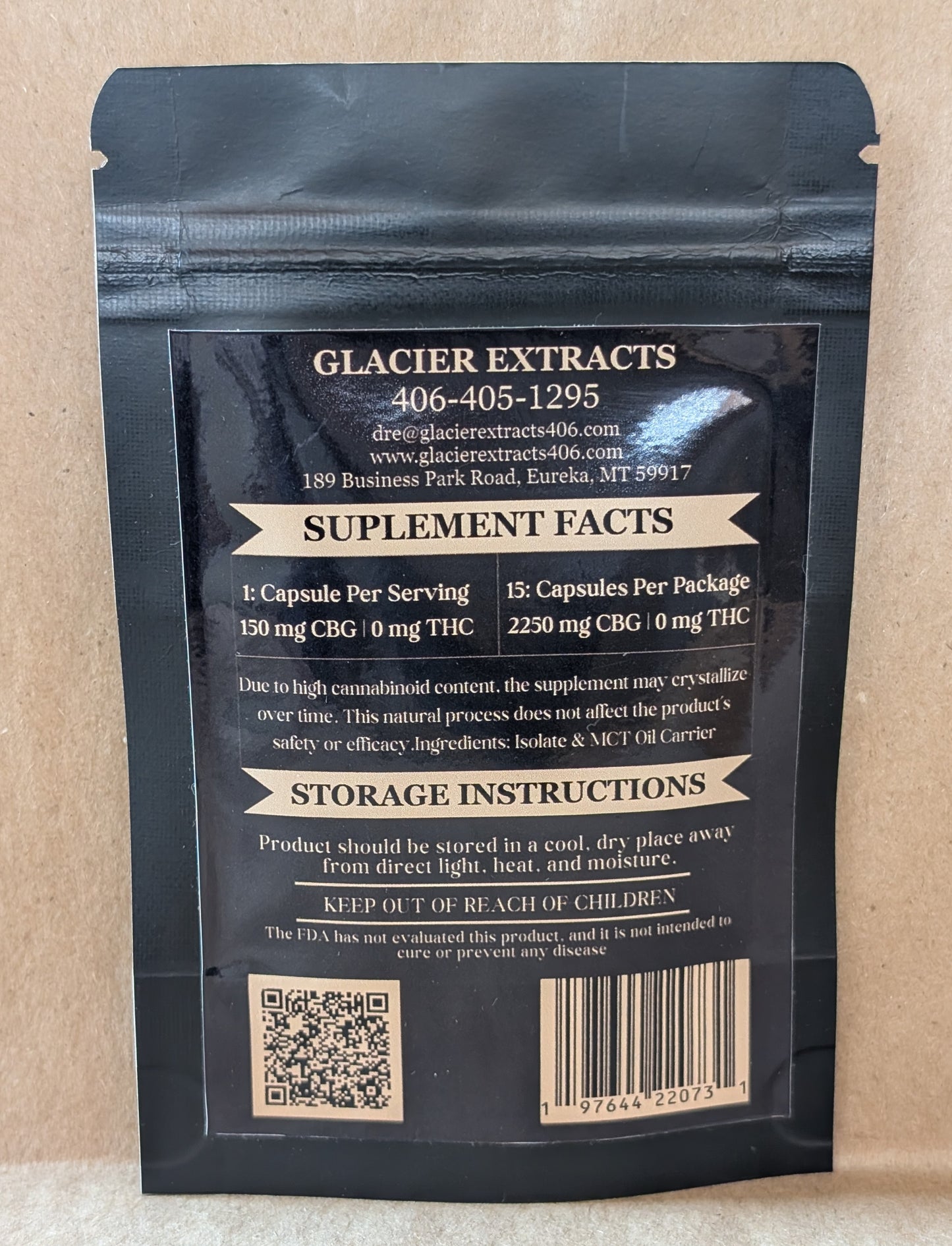 THERAPEUTIC STRENGTH CBG CAPSULES | 20 UNITS (15-count)